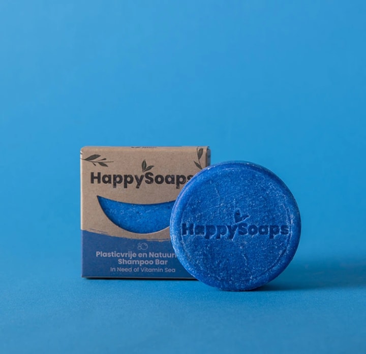 HappySoaps Shampoo Bar In Need of Vitamin Sea 70 g HappySoaps