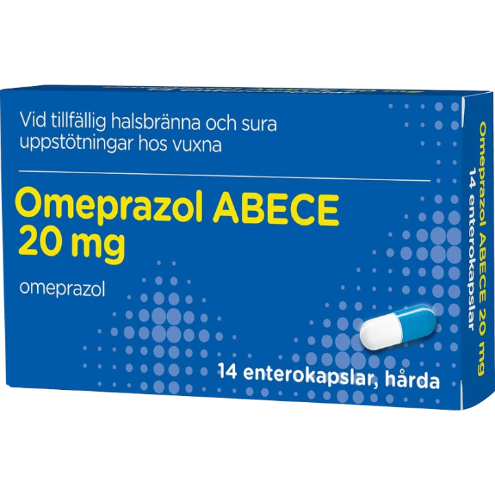 ABECE Omeprazol 20 mg 14 kapslar ABECE