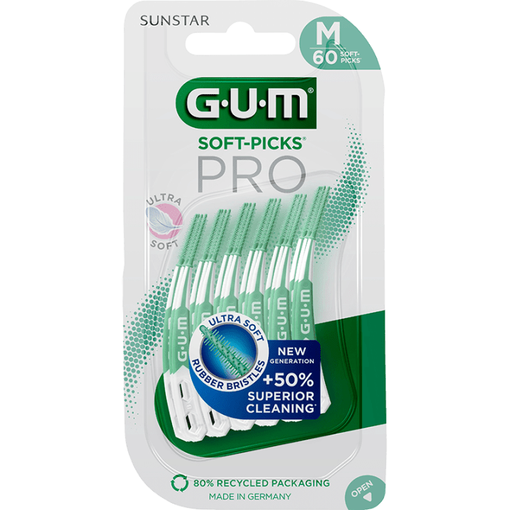 GUM Soft-Picks PRO Medium 60 st Gum