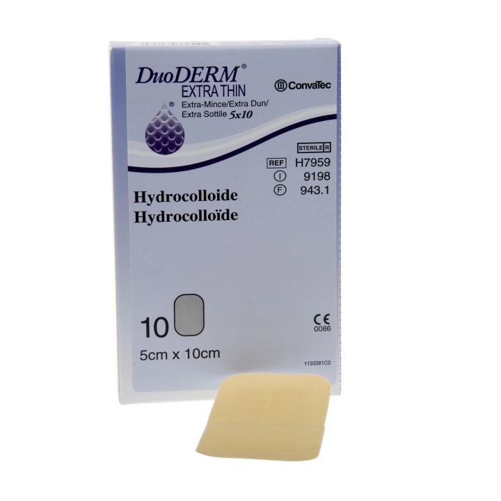 DuoDERM extra tunn hydroactive bandage 5 cm x 10 cm  10 st DuoDERM