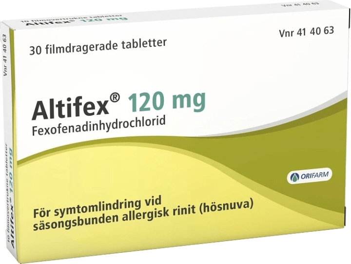 Altifex Orifarm filmdragerad tablett 120 mg 30 st Orifarm