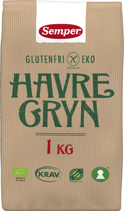 Semper EKO Glutenfria HAVREGRYN 1 kg Semper