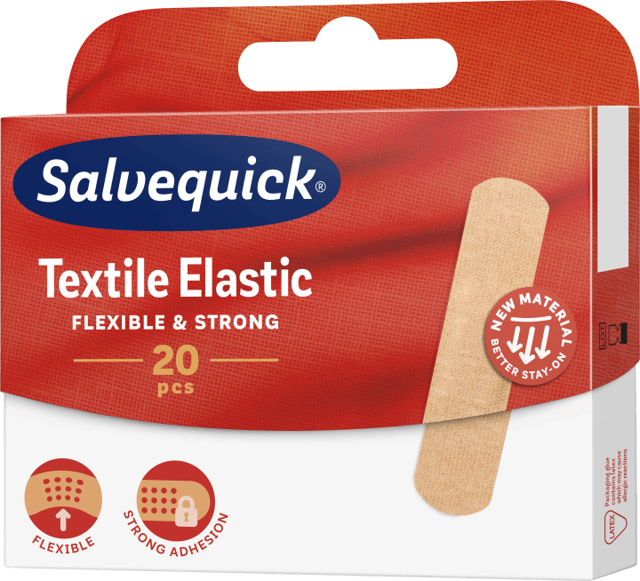 Salvequick Textile Elastic 20 st Salvequick