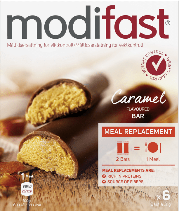 Modifast Bar Caramel 6 st Modifast