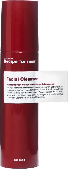 Recipe for Men Facial Cleanser 100 ml Recipe for Men