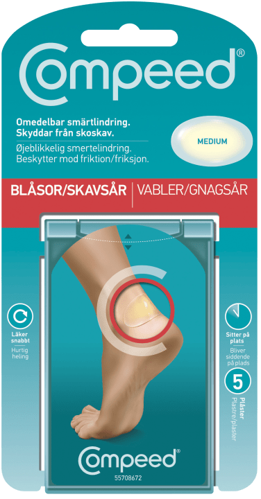 Compeed Skavsårsplåster Medium 5 st Compeed