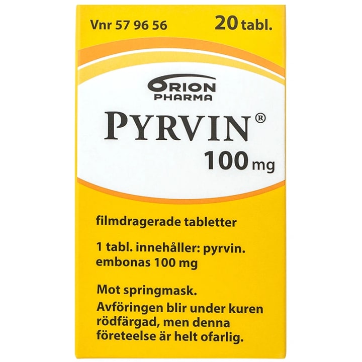 Pyrvin 100 mg, 20 tabletter Pyrvin