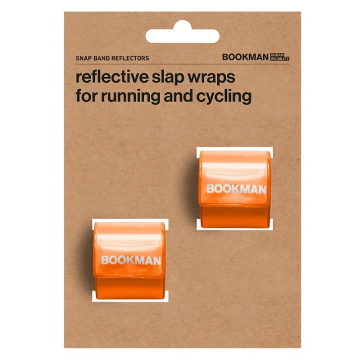 Bookman Snap Band Reflectors Orange 2-pack Bookman