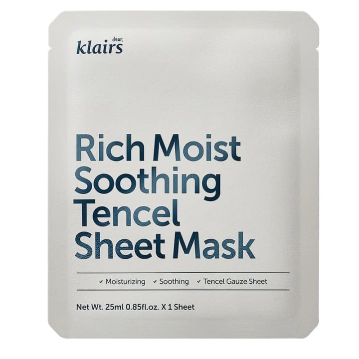 Klairs Rich Moist Soothing Tencel Sheet Mask 25 ml Klairs