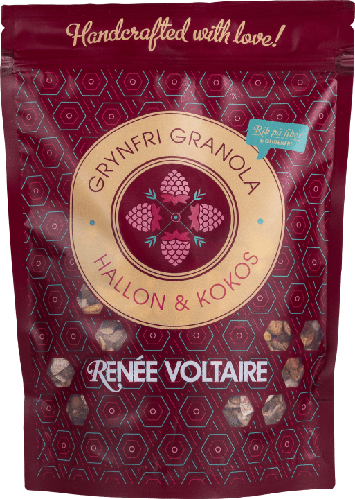 Renée Voltaire Grynfri Granola Hallon & Kokos 375 g Renée Voltaire