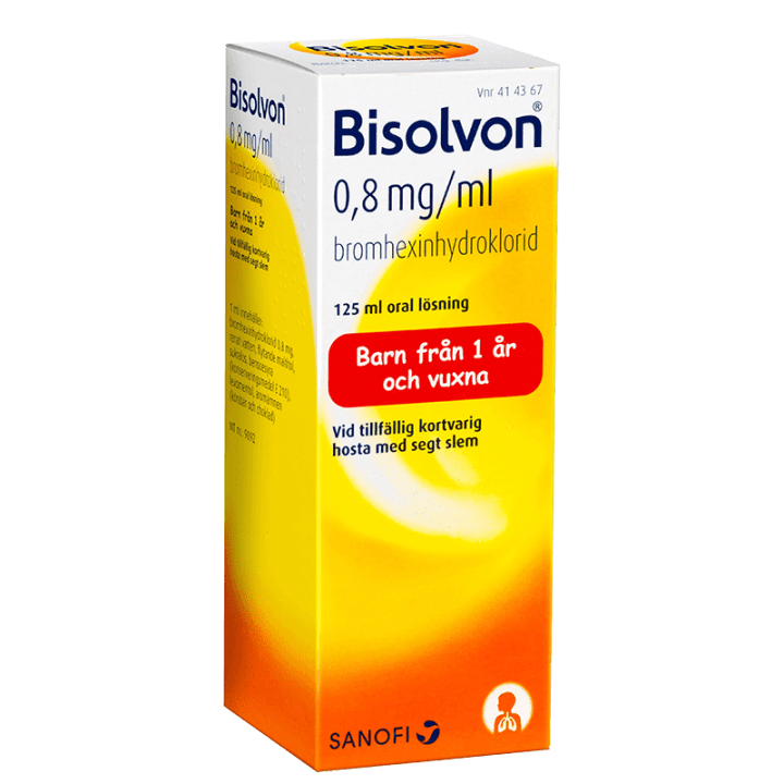 Bisolvon oral lösning 0,8 mg/ml 125 ml Bisolvon
