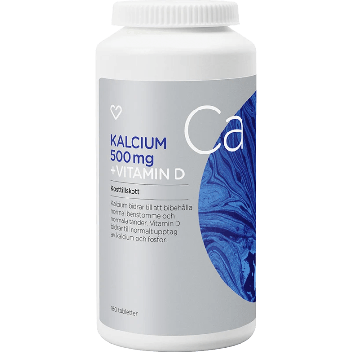 Hjärtats Kalcium + Vitamin D Tablett 180 st Hjärtats