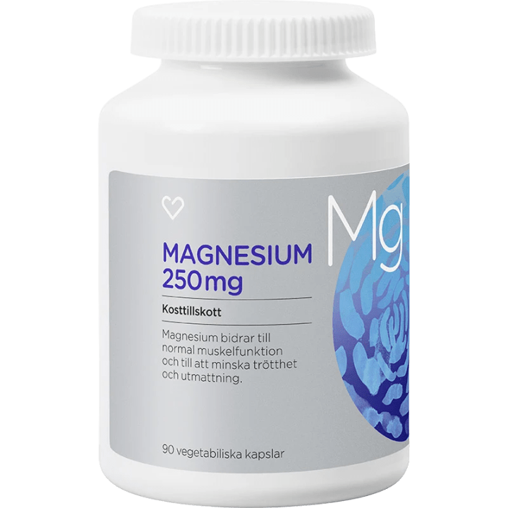 Hjärtats Magnesium 250mg Kapsel 90 st Hjärtats