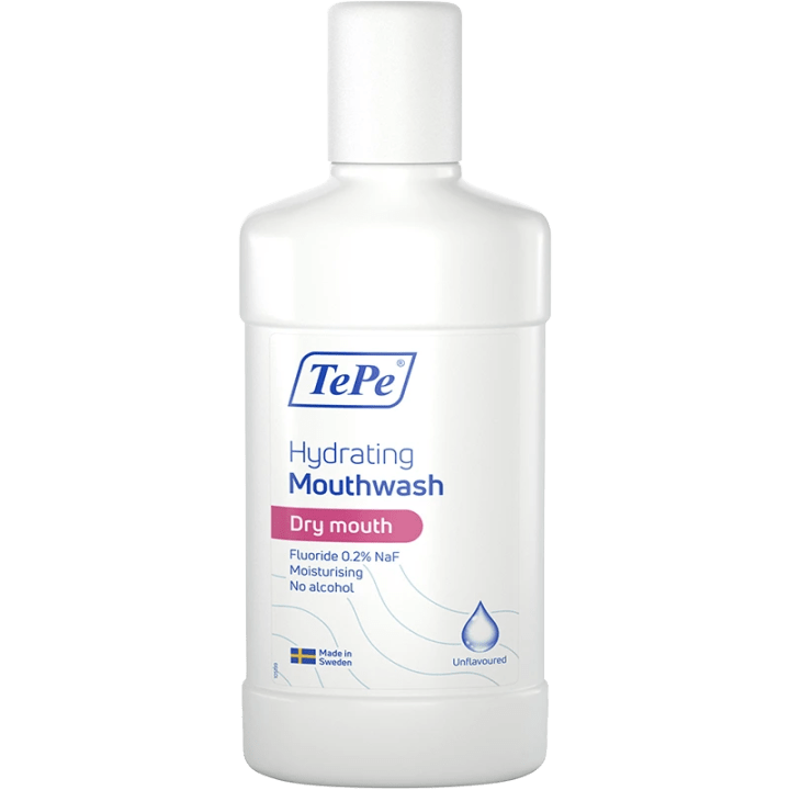 TePe Hydrating Mouth Wash Dry Mouth Unflavoured 500 ml TePe