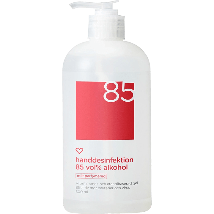 Hjärtats handdesinfektion 85% Parfymerad 500ml Hjärtats