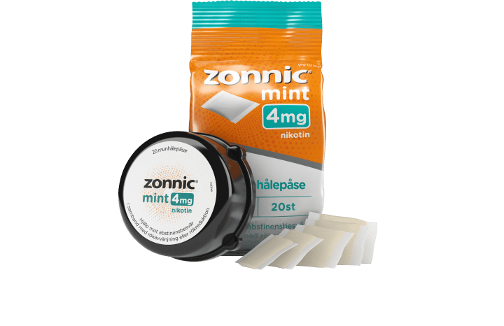 Zonnic Mint munhålepåse 4 mg 20 portionspåsar Zonnic