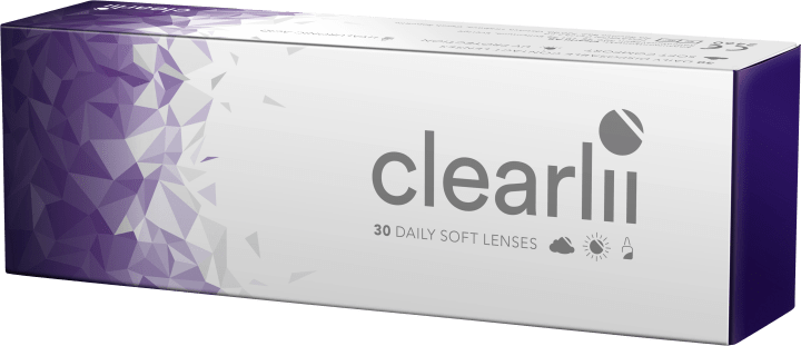 Clearlii Daily Soft Lenses endagslins 30-pack -3.50 Clearlii