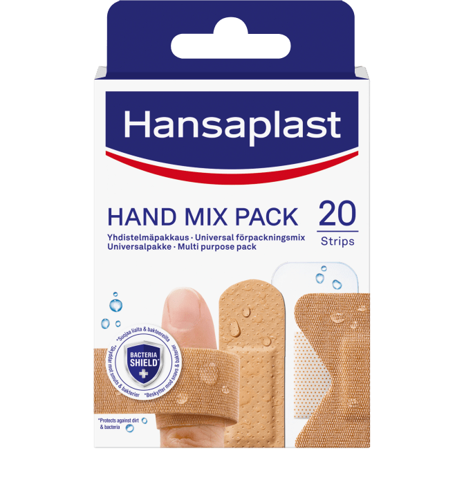 Hansaplast Hand Mix Pack Plåster 20 strips Hansaplast