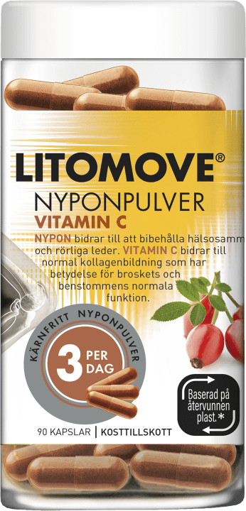 Litomove Nyponpulver Kapslar 90 st Litomove