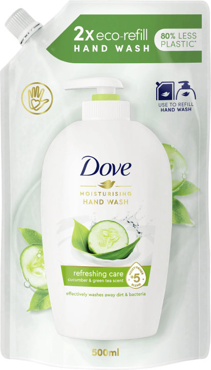 Dove Handtvål Refill Go Fresh Cucumber & Green Tea 500 ml Dove