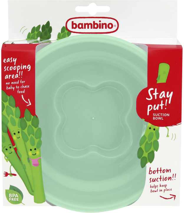 Bambino Stay Put! Suction bowl Mint Bambino