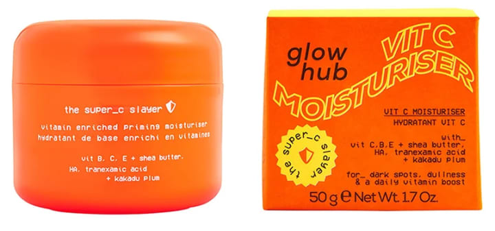 Glow Hub The Super C Slayer Vitamin Enriched Priming Moisturiser 50g Glow Hub