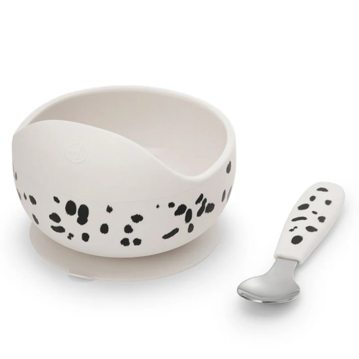Elodie Silicone Bowl Set Dalmatian Dots 0-3 år Elodie Details