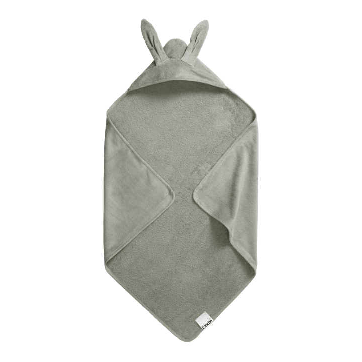 Elodie Hooded Towel Mineral Green Bunny 0-3 år Elodie Details