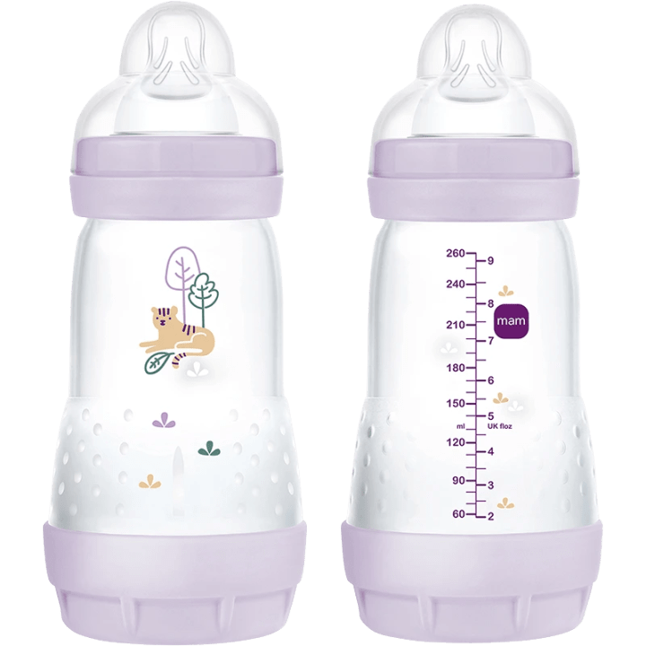 MAM Easy Start Anti-Colic Nappflaska Rosa 2-pack 260ml Mam