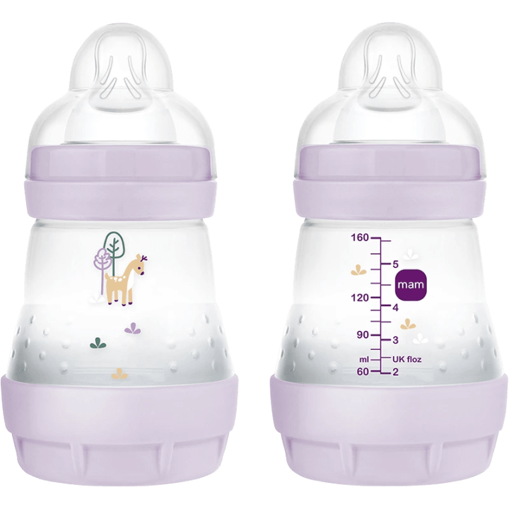 MAM Easy Start Anti-Colic Nappflaska Rosa 160ml Mam
