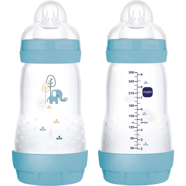 MAM Easy Start Anti-Colic Nappflaska Blå 2-pack 260ml Mam
