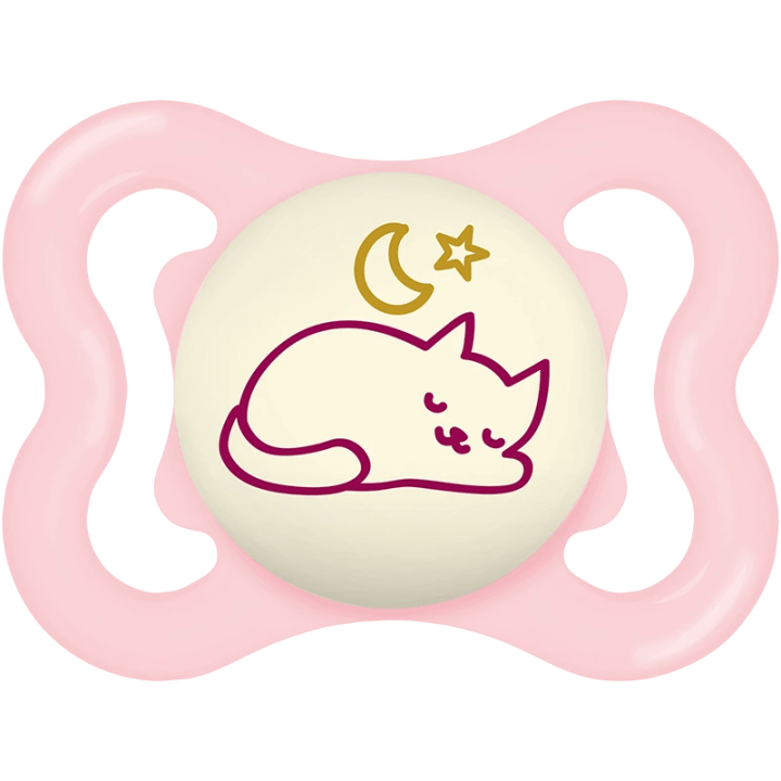 MAM Supreme Night Napp 0-6 mån Silk Box Rosa Mam