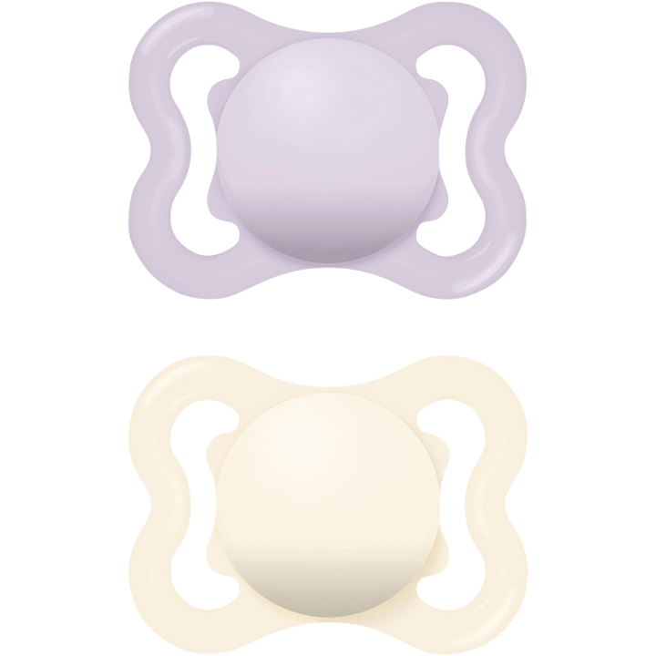 MAM Air Napp Silicone 0-6 mån 2-pack Rosa Mam