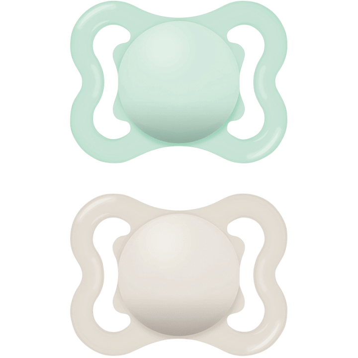 MAM Air Napp Silicone 0-6 mån 2-pack Blå Mam