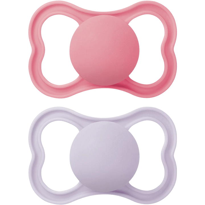 MAM Air Napp Silicone 16-36 mån 2-pack Rosa Mam