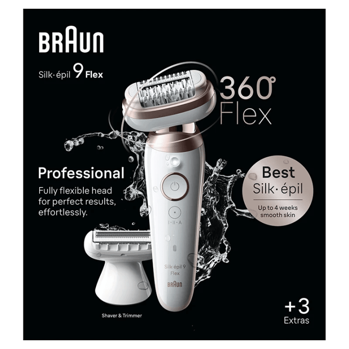 Braun Silk-épil 9 Flex Epilator 9-030 3D Braun