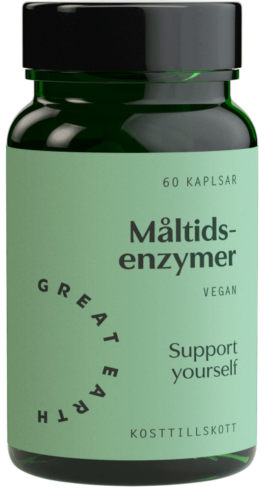 Great Earth Vegan Måltidsenzymer 60 kapslar Great Earth