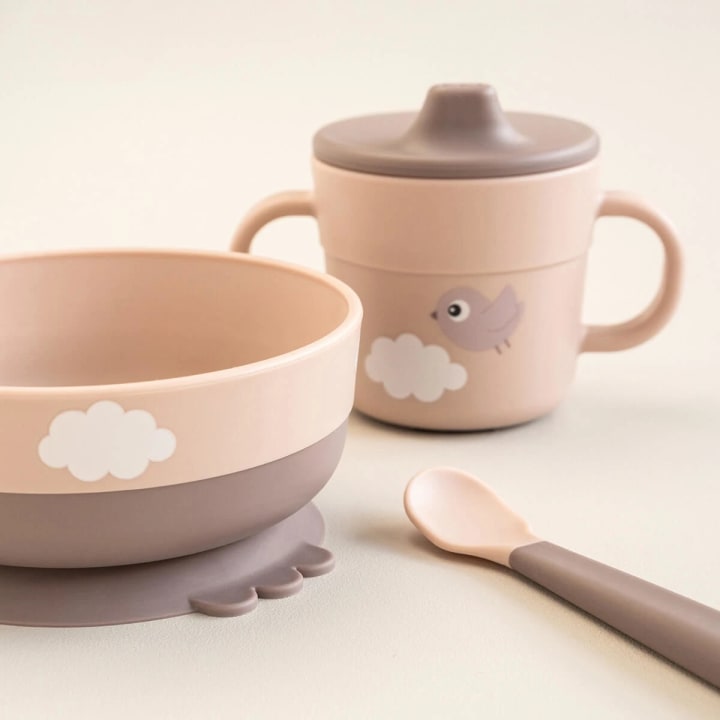 Done by Deer Foodie First Meal Set Happy clouds Powder Done by Deer