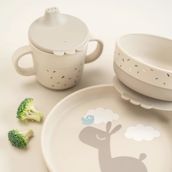 Done by Deer Foodie Dinner Set Lalee Sand Done by Deer