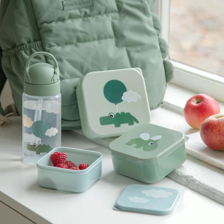 Done by Deer Snack Box Set Happy Clouds Green 3-pack Done by Deer