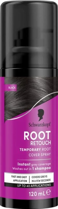 Schwarzkopf Root Retoucher Black Utväxtspray 120 ml Schwarzkopf