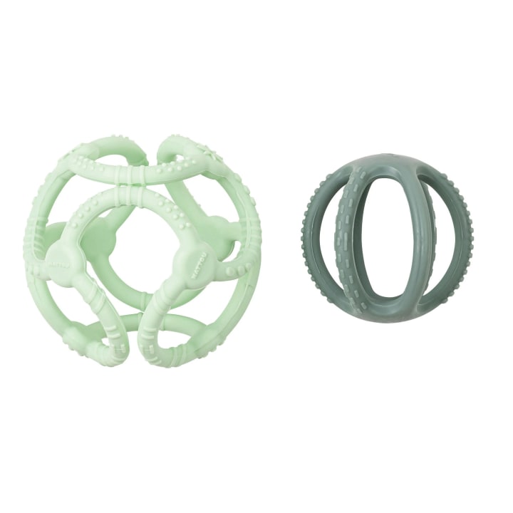 Nattou Soft Silicone Aktivitetsboll Grön Nattou