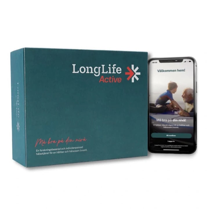 LongLife Active Din digitala forskningsbaserade livsstilstjänst - Fysiskt startpaket Standard 3 månader LongLife Active