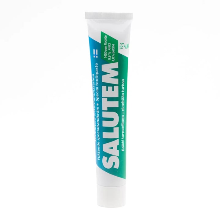 Salutem Fluor Fuktande Specialtandkräm 70g Salutem