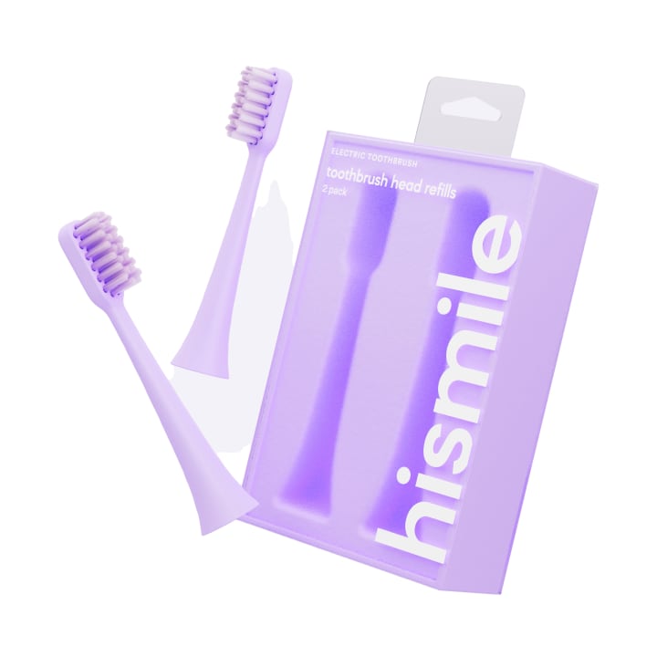 Hismile Toothbrush Replacement Heads Purple Hismile