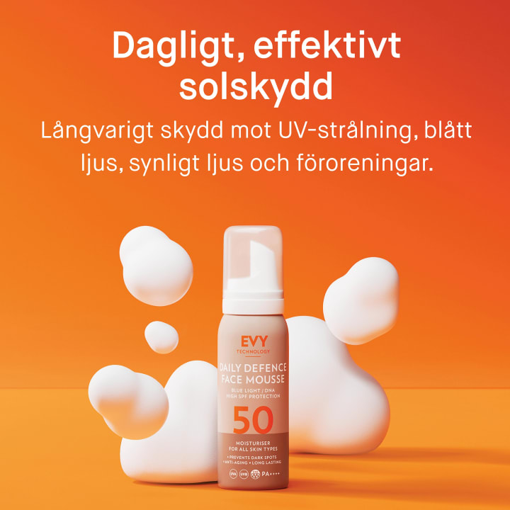 Evy Sun Daily Defense Face Mousse SPF50 75ml Evy