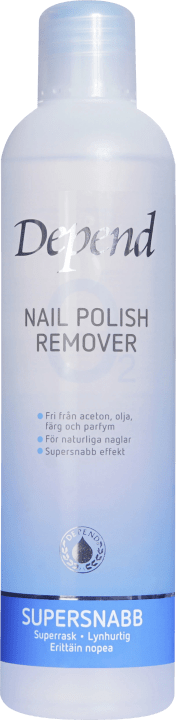 Depend Nagellacksremover O2 Blå 250 ml Depend