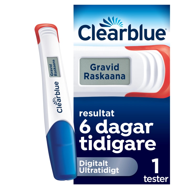 Clearblue Digitalt Ultratidigt Graviditetstest 1-pack Clearblue