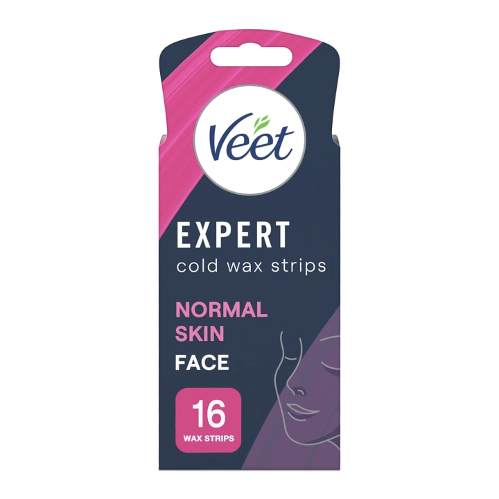 Veet Expert Cold Wax Strips Normal Skin Face 16 pcs Veet