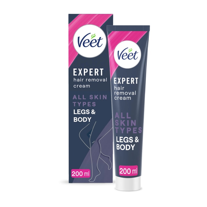 Veet Expert Hair Removal Cream All Skin Types Legs & Body 200 ml Veet